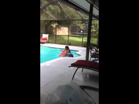 how to drain overfilled pool