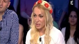 Inna, FEMEN On n'est pas couché 15 juin 2013 #ONPC