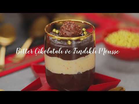 Bitter Çikolatalı & Fındıklı Mousse