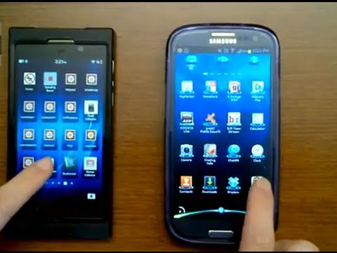 BlackBerry 10 VS Samsung Galaxy S3 - SPEED TEST