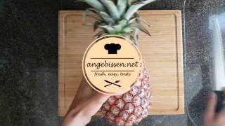 How to cut a pineapple!