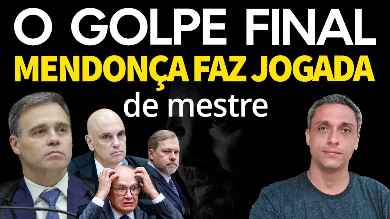 Jogada de mestre - André Mendonça dá um xeque mate em  Gilmar, Moraes e Toffoli. Delação BOMBA