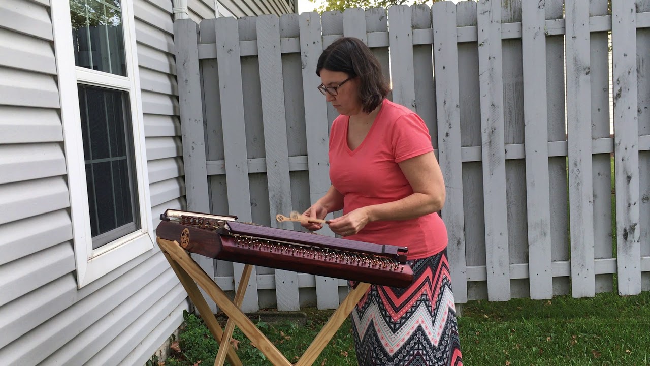 Play Music on the Porch Day 2019 - hammered dulcimer