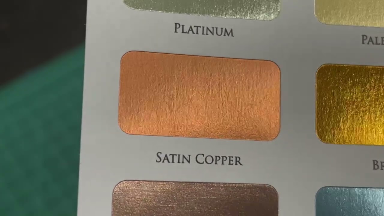 Satin Copper Foil