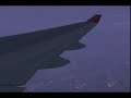 Scary Landing @ Manchester Airport