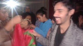 عبد السلام الزايد يرقص مغربي مع ابتسام تسكت