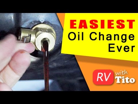 how to drain motor oil