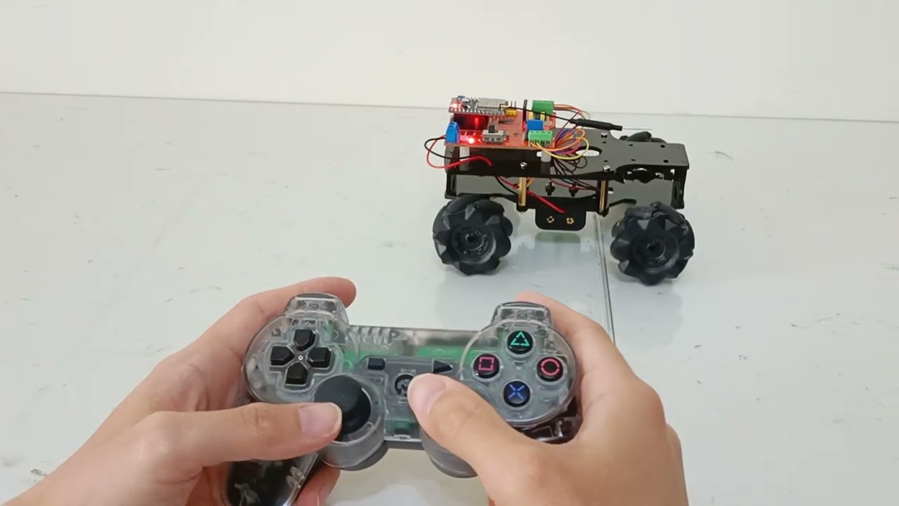 PS3 遙控麥輪(麥克納姆輪)車 | Mecanum Wheel Robot Car | 聯物科技