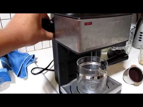 Mr. Coffee ECM-160, pulling the best shot of espresso. Mr. Coffee ECM-160, pulling the best shot of espresso.