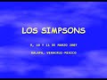 doblaje en vivo simpsons