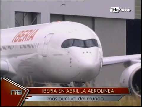 Iberia en Abril la aerolínea más puntual del mundo