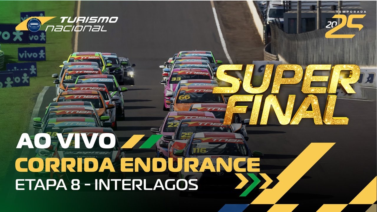 TURISMO NACIONAL 2025 | AO VIVO | 8ª ETAPA - 3 HORAS DE INTERLAGOS - SÃO PAULO, SP