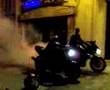 burn d'un z 750 et un 600 bandit
