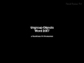 Ungroup Objects in Word 2007