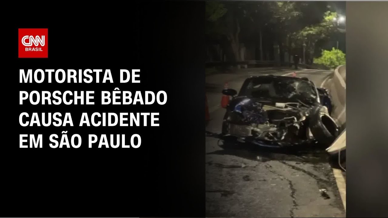 Motorista de Porsche embriagado causa acidente na zona leste de SP | AGORA CNN