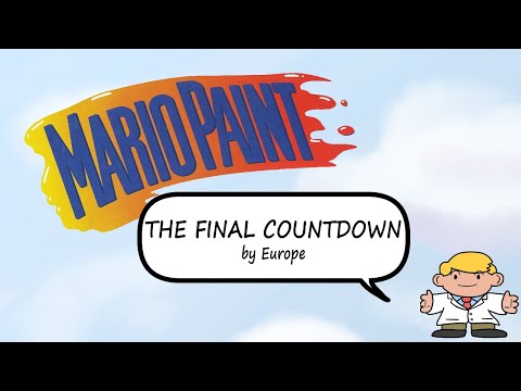 The Final Countdown (Full Song)- Europe- Mario Paint Composer *200 Subscriber Special*
