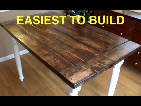 how to build kitchen table