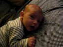 liam on his belly