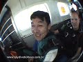 Salto duplo realizado na escola Skydive Boituva com instrutor Erico Azambuja.