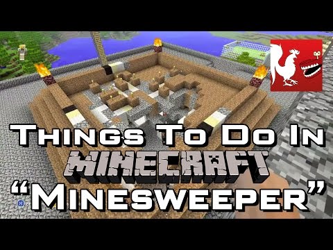 Things - Geoff and Jack and Fragger show you how to play Minesweeper in Minecraft for the Xbox 360.