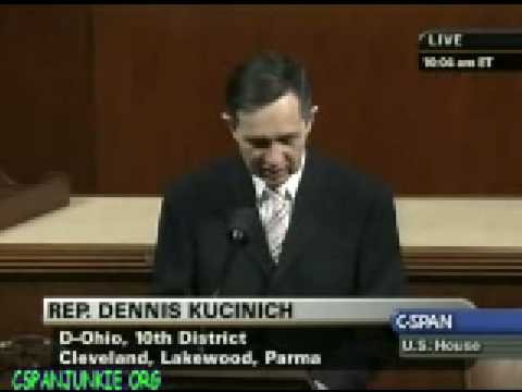 Kucinich: Israeli Violation of Congressional Arms Restrictions