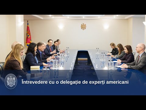  Президент Майя Санду обсудила с делегацией американских экспертов вопросы усиления поддержки нашего региона