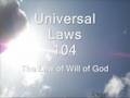 The Law of Will of God - 105 Universal Laws of Third Dimension Living.