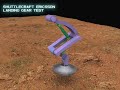 Landing gear articulation test for 3d model of Ericsson Shuttle (Star Trek)
