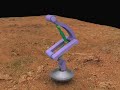 Landing gear articulation test for 3d model of Ericsson Shuttle (Star Trek)