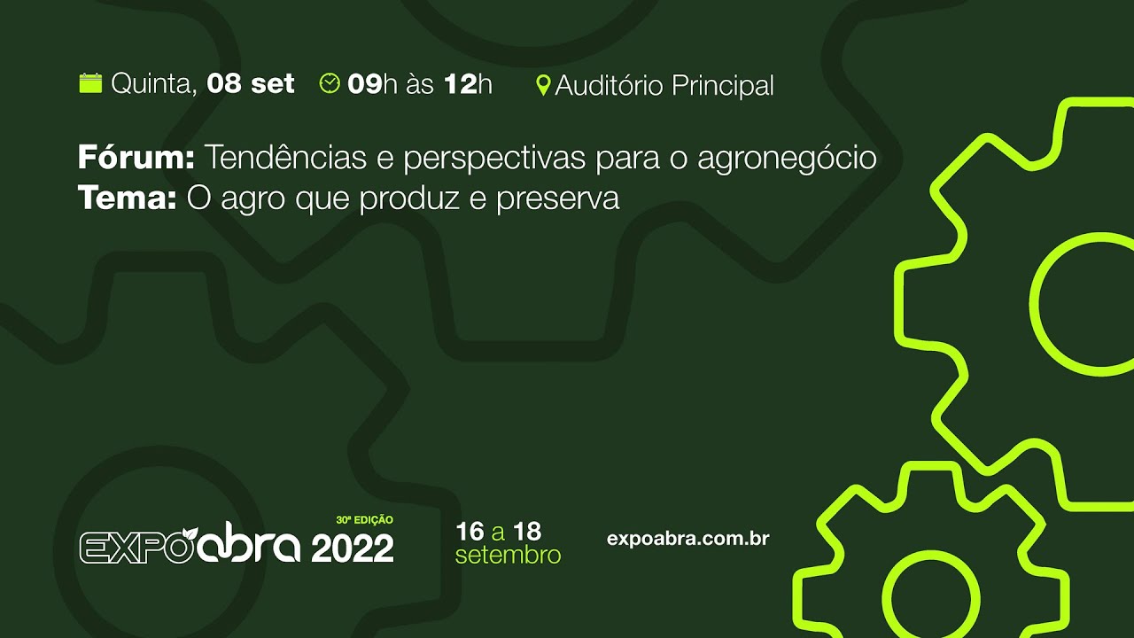 Fórum: Tendências e perspectivas para o agronegócio