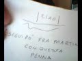 Fra Martino con una penna