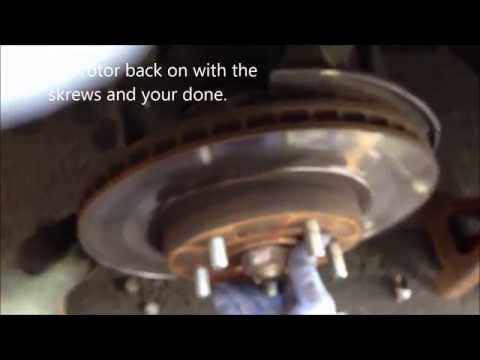 Install Honda Acura wheel studs using home tools.