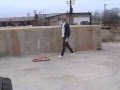 skatebaording 6 stair hobo
