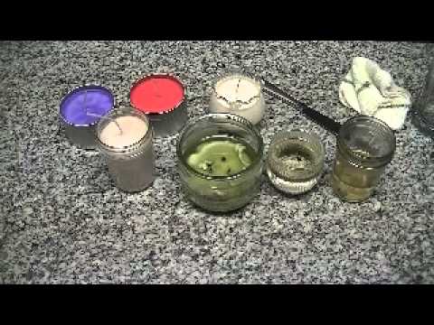 how to dissolve candle wax