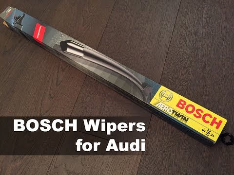 [DIY] Audi Q5, A4, A5/S5 Bosch Wiper Blade Replacement