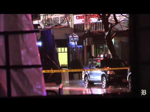 boston - (Boston Globe) Boston police detonated two abandoned backpacks at the Boston Marathon finish line. Video by Susan Chalifoux / Globe Staff.