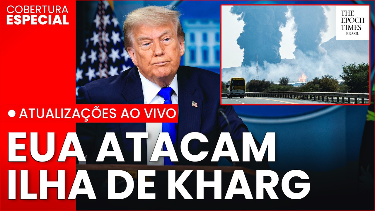 🔴 Atualizações ao vivo: EUA atacam ilha de Kharg | Cobertura especial