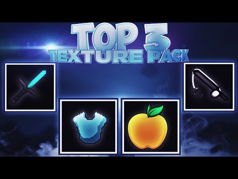 TOP 3 MINECRAFT TEXTURE PACK PVP |1.7 1.8 | SIN LAG SUBE FPS|