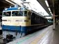 Japanese Freight Trains EF65 and Oil tank Cars.