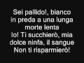 Blind Fool Love - Vampiro Testo
