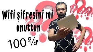 wifi şifresini unuttum nasıl değiştirebilirim 