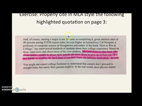 video-linktoworks-How to Cite Evidence MLA Style (Direct Quotations)