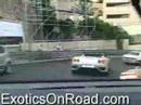 Following a Ferrari 360 Spider through Loews corner in Monaco