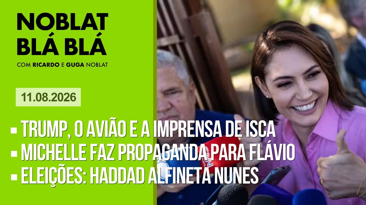 AO VIVO: Michelle embarca na campanha de Flávio Bolsonaro. Trump anuncia "domínio dos EUA" 🔥