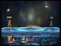 Smash Bros Brawl - Samus Changing to Zero Suit with Taunts!