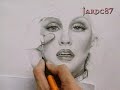 Drawing Christina Aguilera By Jardc87 (Bionic Era)