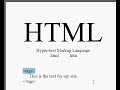 Lesson 1: Introduction [HTML]
