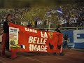 cochabamba, bolivia, con la banda la belle image de francia, la fraternidad la diablada de oruro y el equipo de fulball san jos�