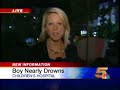 mom saves son from drowning