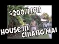 Living on a Retirement Budget - 200 Dollar House for Rent in Chiang Mai, Thailand